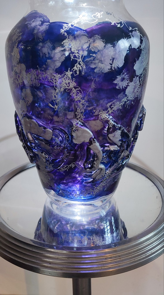 Image 1 of Grand vase vintage verre italien