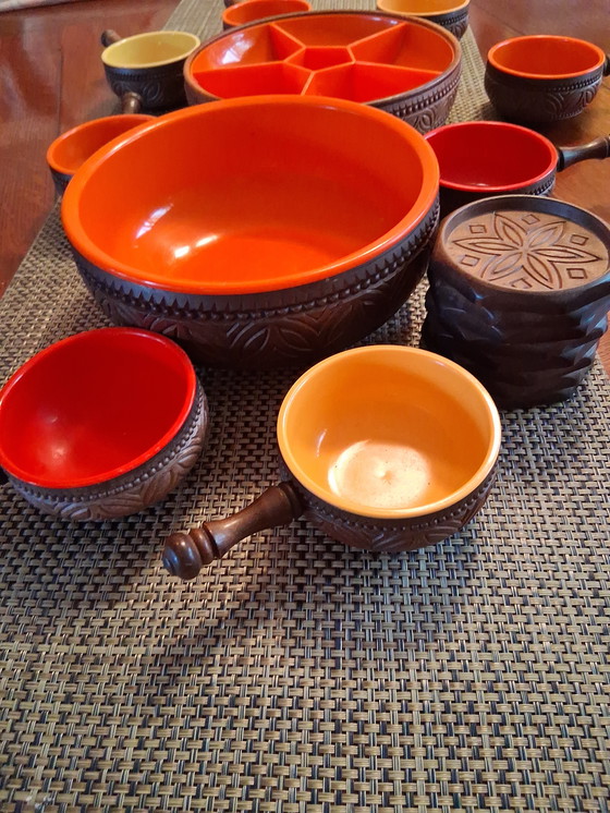 Image 1 of Grande set di ciotole, scodelle e sottobicchieri Emsa