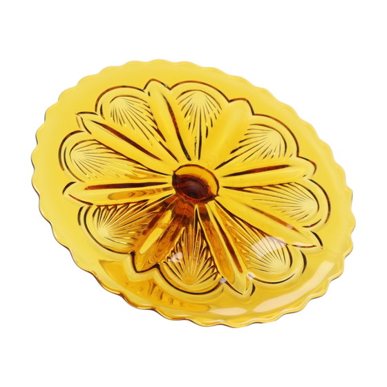 Image 1 of Vassoio per torte in ambra Art Déco