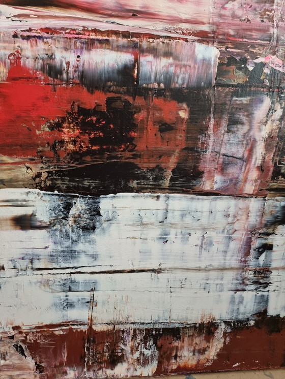 Image 1 of Frances Eckhardt - 100x100 cm hand-painted abstract colorful painting modern contemporary art