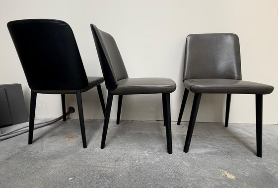 Image 1 of Montis Back Me Up Chair 3x 1 Rancho Castanya 3x Cuba Black