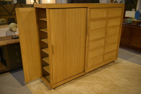 Armadio in rovere di Guillerme and Chambron anni '50 – Guillerme & Chambron, Mid Century Modern (photo 8 of 14)