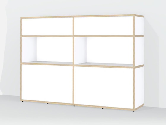 Image 1 of Tylko Sideboard in White with four Drawers