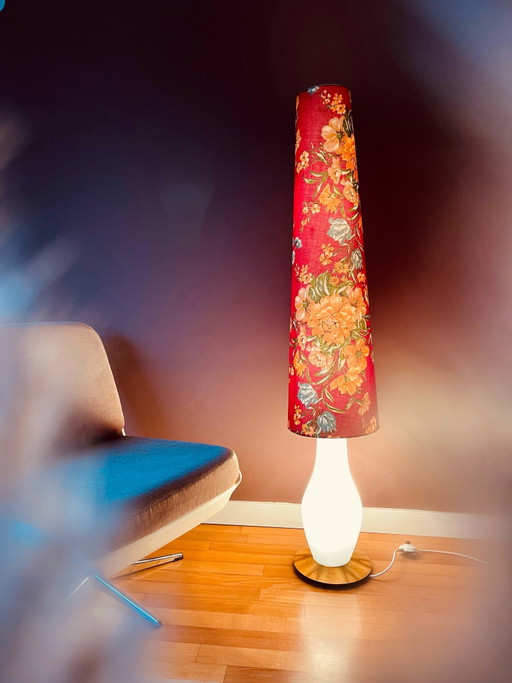 Lampada da terra Mid-Century Hustadt Leuchten anni '50