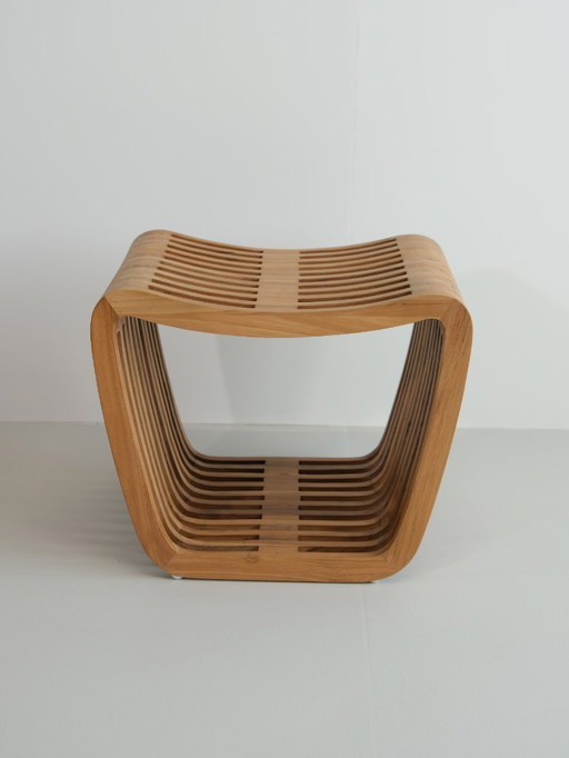 Aven kruk van massief teak