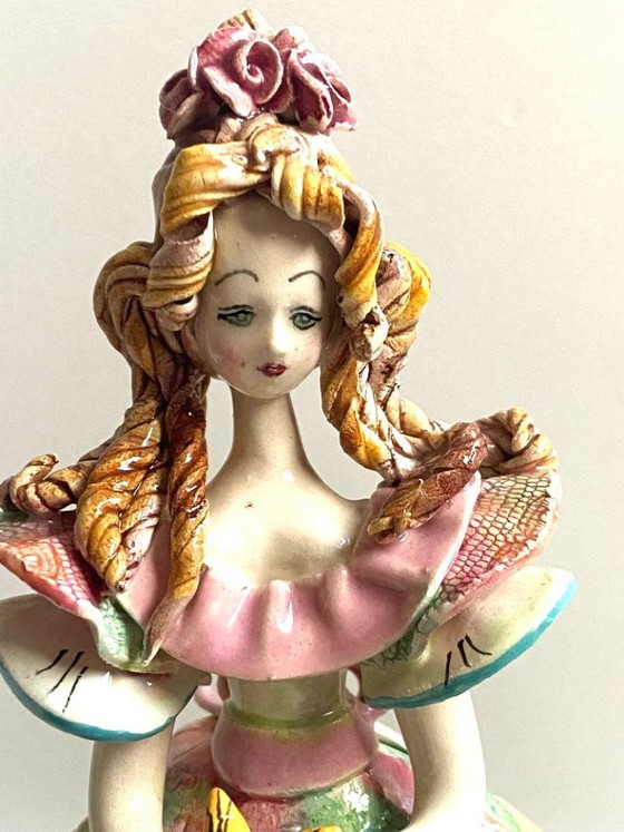 Image 1 of Collection Sujet Figurine Poupée Biscuit de Porcelaine Signée Cythère Napoléon III