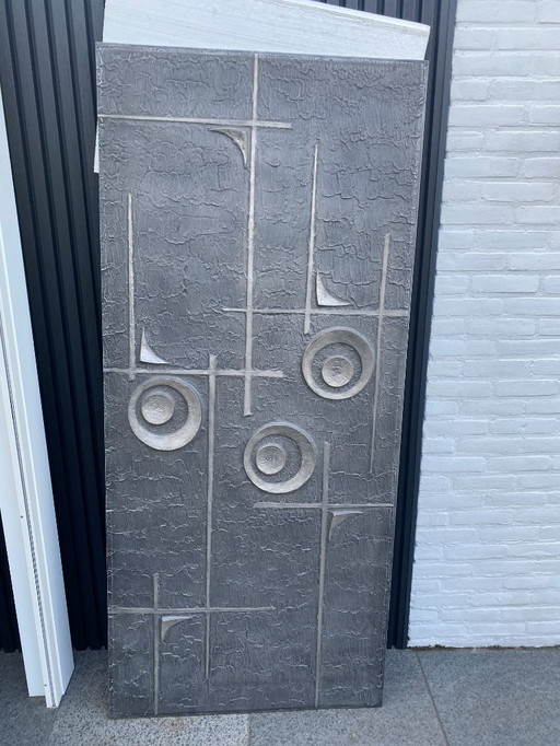 Brutalist wall/door panel