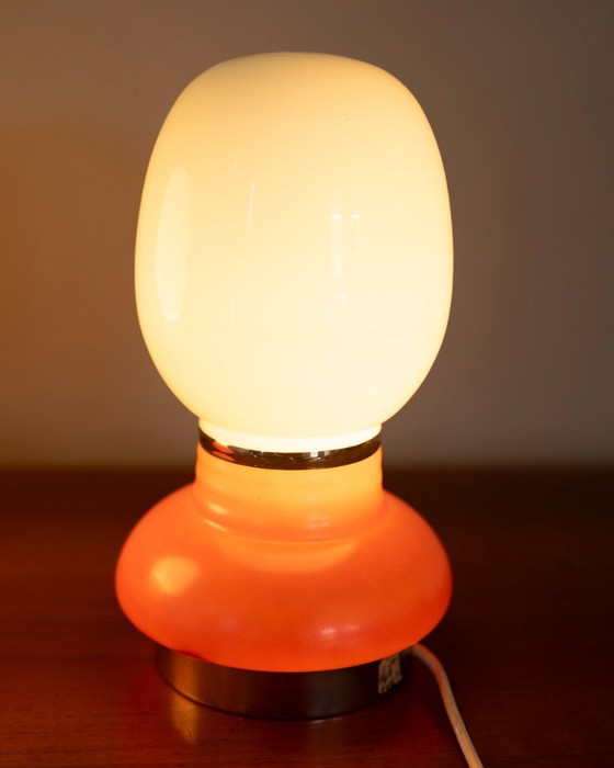 Vintage Italian Glass Table Lamps, 1970s, Set of 2 (photo 5 of 9)