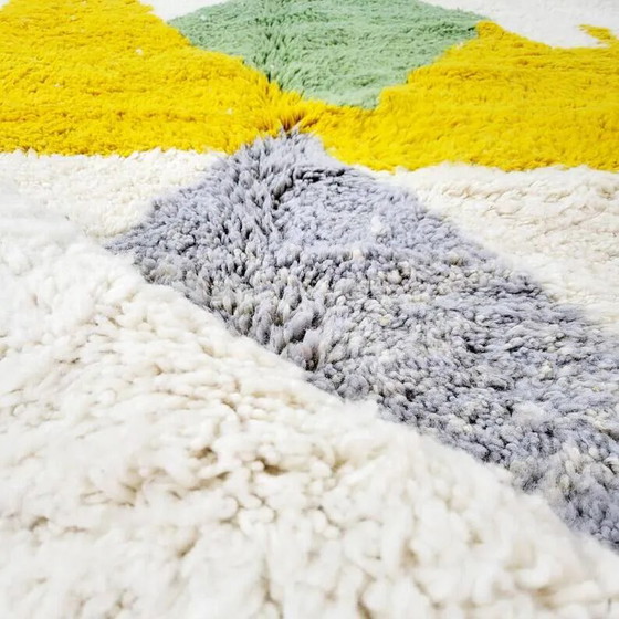 Gebroken wit Marokkaans vloerkleed met kleurrijke patronen, 250cm x 150cm – Vloerkleden en tapijten, Wool (photo 5 of 8)