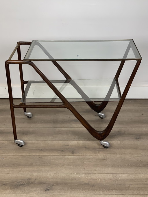 Chariot de service italien moderne du milieu du siècle