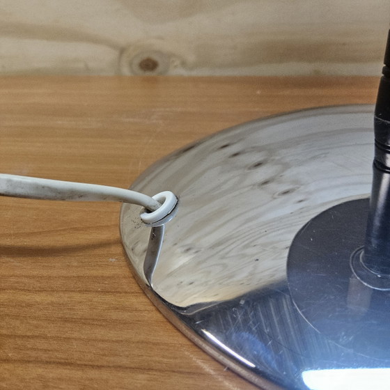 Image 1 of Lampe de table vintage Ikea champignon Dakapo Bauhaus / Art Déco chromée