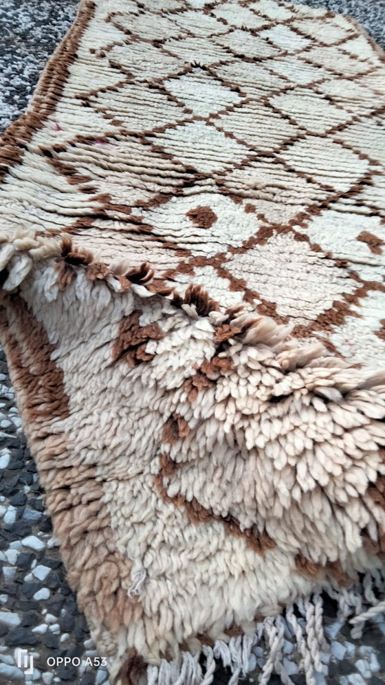 Image 1 of Handgeknoopt Berber kleed wol 169x69cm