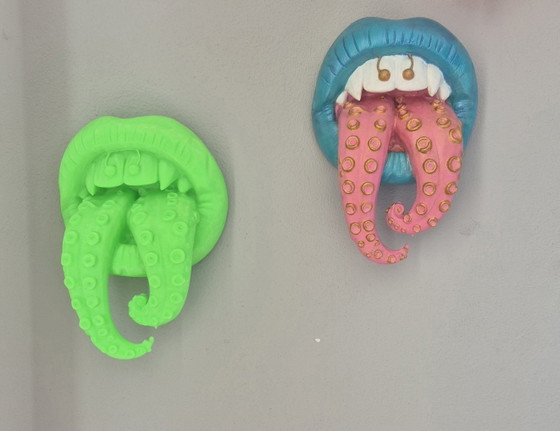 Image 1 of Pretty Parasite Neon groen XL