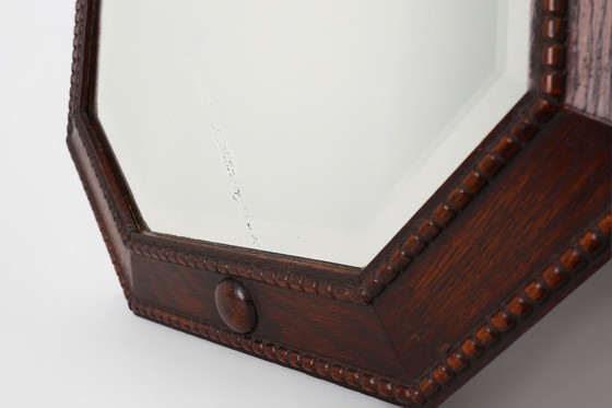 Image 1 of French Art Deco Mirror in Wood, circa 1920