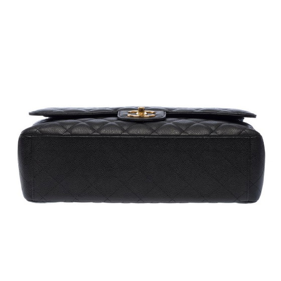 Image 1 of CHANEL Timeless/Classique Tasche aus schwarzem Leder - 103508