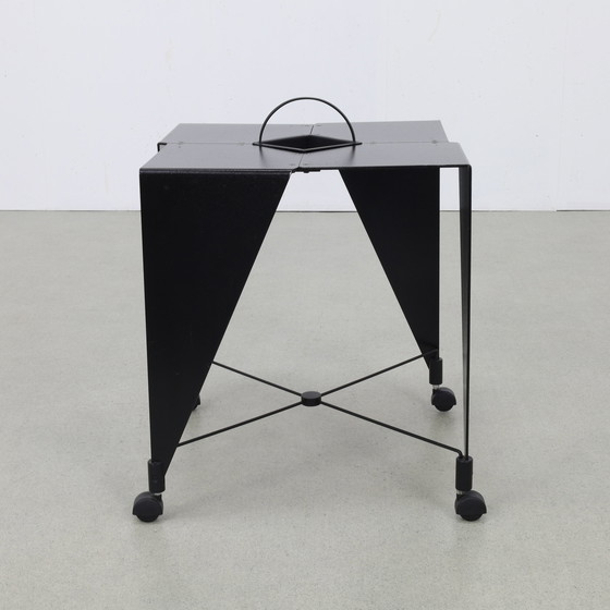 Image 1 of Tavolino su ruote Harlequin Errebi Italia, stile Memphis anni '80