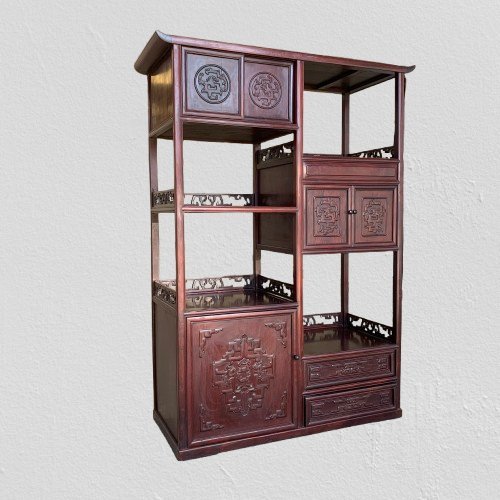 Armoire chinoise avec design Chilong