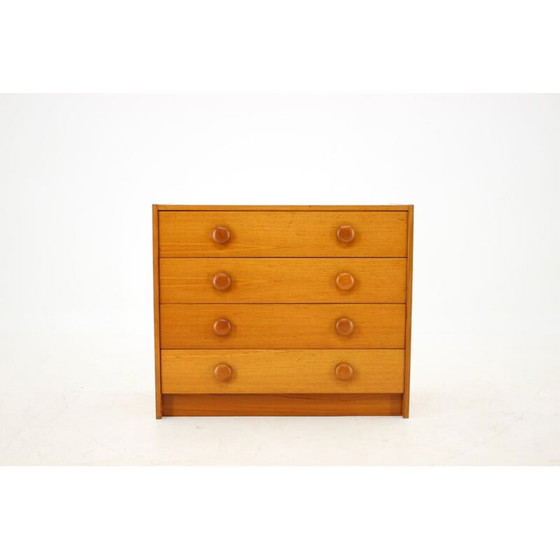 Image 1 of Vintage teak chest of drawers, Denmark 1960s