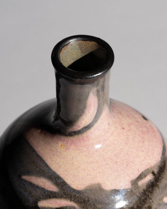 Image 1 of German Studiokeramik Artist Ceramist Wolf-Diether Pölloth Pottery Studio Vase