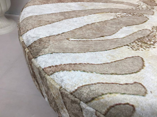Tavolino da caffè, tavolo da lavoro in legno, tavolo resistente, pouf imbottito, panca Zebra, tavolo retrò (36 x 90 cm)