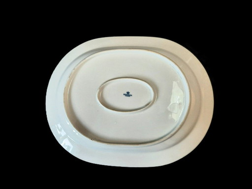 Handgeschilderde snoek ovale Vis schaal van Heinrich Bavaria