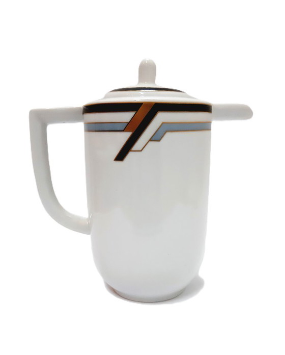 Image 1 of Pichet vintage en porcelaine avec couvercle « Le Perle »