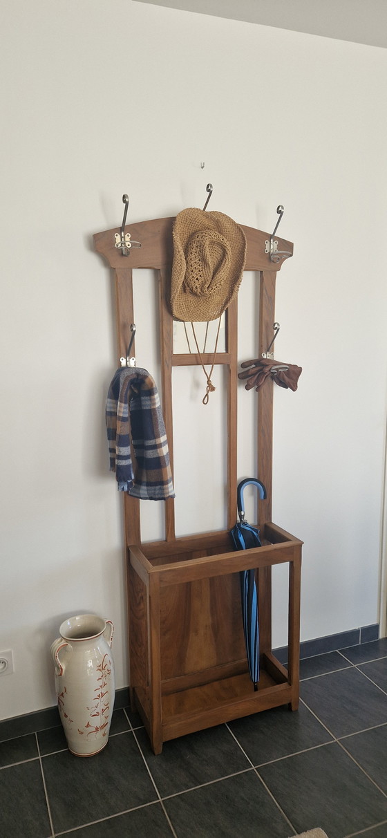 Image 1 of Art Deco entreehal - Periode jaren 40 - Hout en metaal