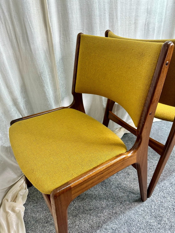 Danish Design Erik Buch Model 89 Teak Mid Century Dining Chairs, Anderstrup Møbelfabrik, Wood, Brown (photo 6 of 14)