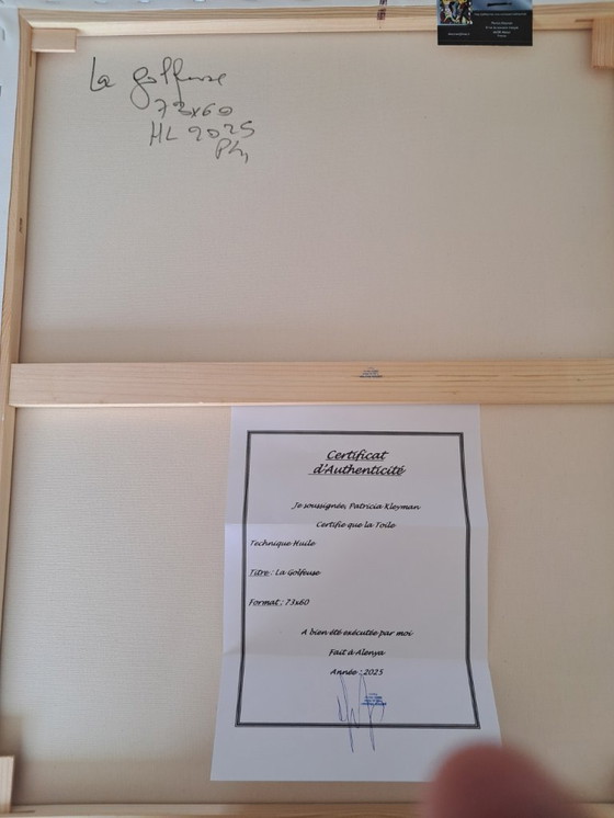 Image 1 of Patricia KLEYMAN – Die Golferin – Gemälde der Künstlerin