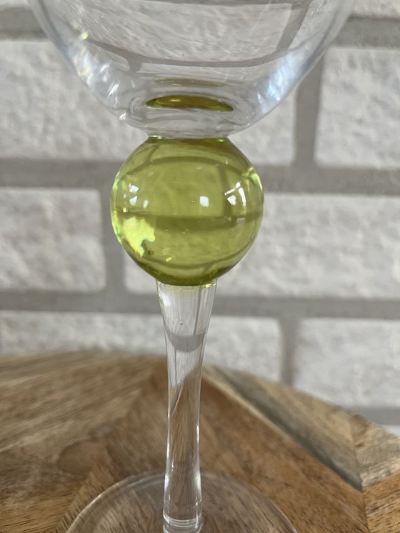 Image 1 of Twee vintage wijnglazen 