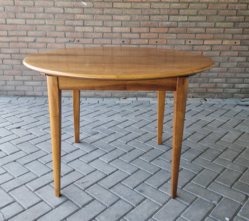 A A Patijn poly z series Zijlstra vintage round table extendable table