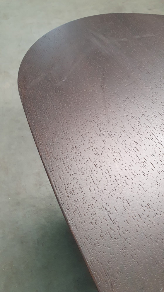 Image 1 of Kei BULO design coffee table organic, dark brown oak veneered