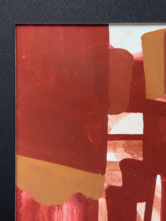 Image 1 of Jozef Hoemaeker (1911-1970) - Abstrakter Roter Mann, 1956