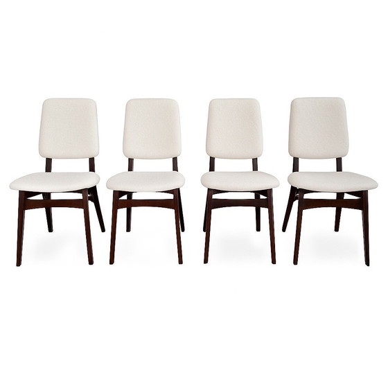Image 1 of Ensemble de 4 chaises de salle à manger Louis Van Teeffelen