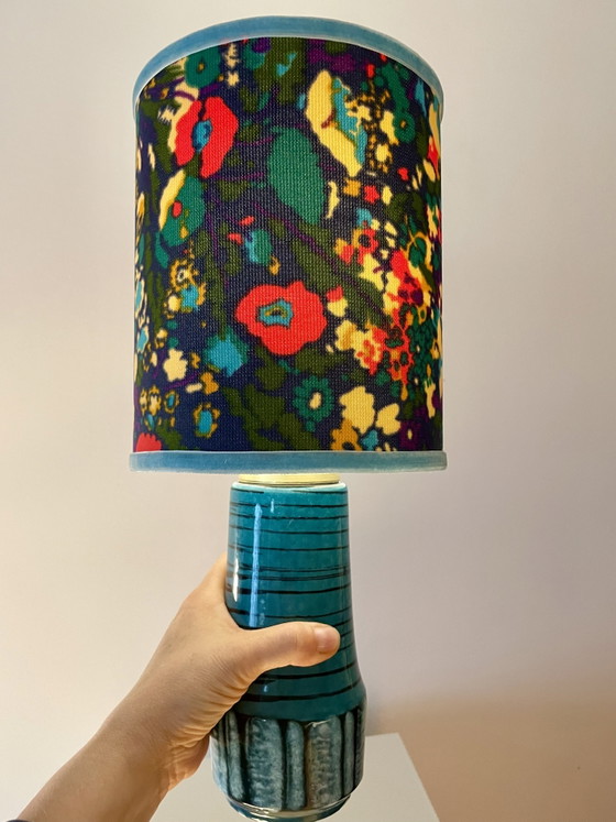 Image 1 of Lampada da tavolo senza fili realizzata in ceramica della Germania Ovest degli anni '60.