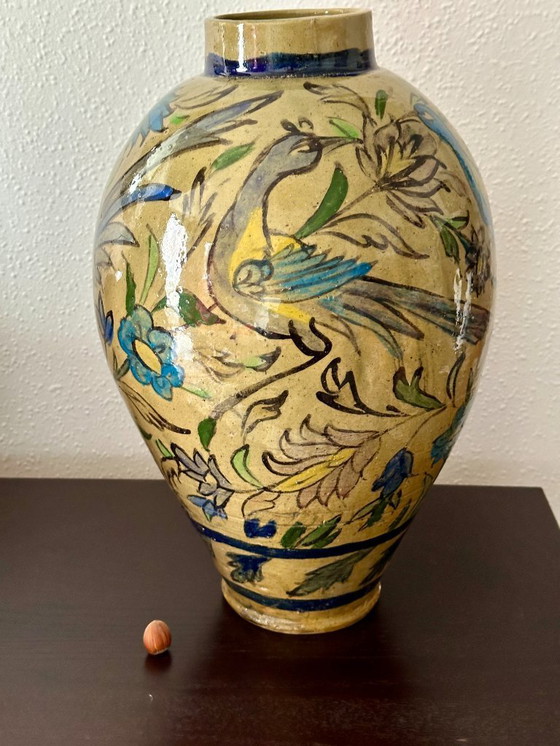 Image 1 of XXL VASE DYNASTIE KADJAR PERSE ANCIEN