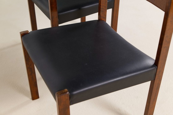 Image 1 of 6 Esszimmerstühle von Alfred Hendrickx für Belform, 1960er Jahre, Belgien