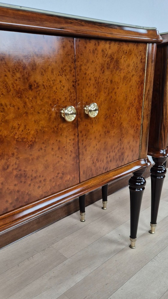 Image 1 of Art Deco bedside tables from the Marche region