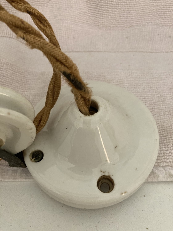 Image 1 of Ancien monte et baisse en porcelaine année 50’S