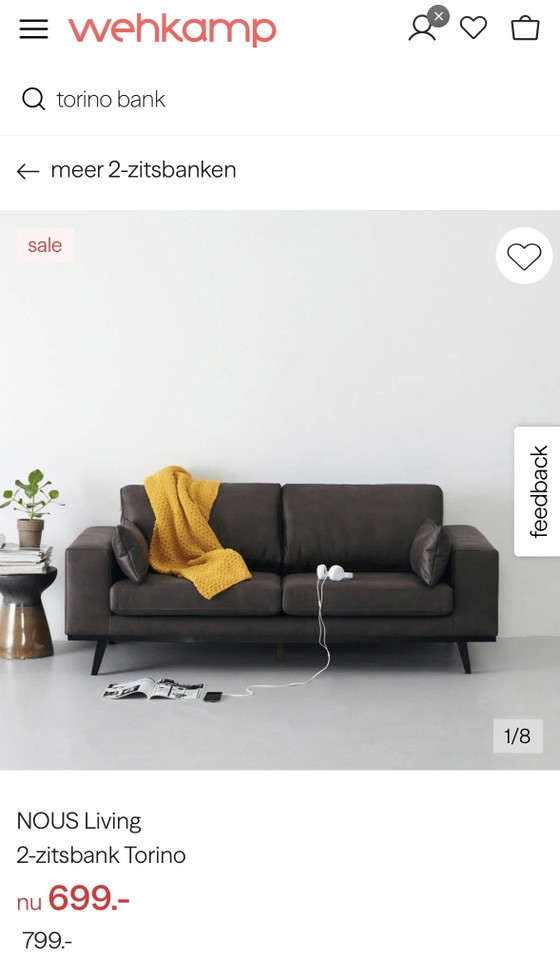 Image 1 of Sofa Wehkamp Torino