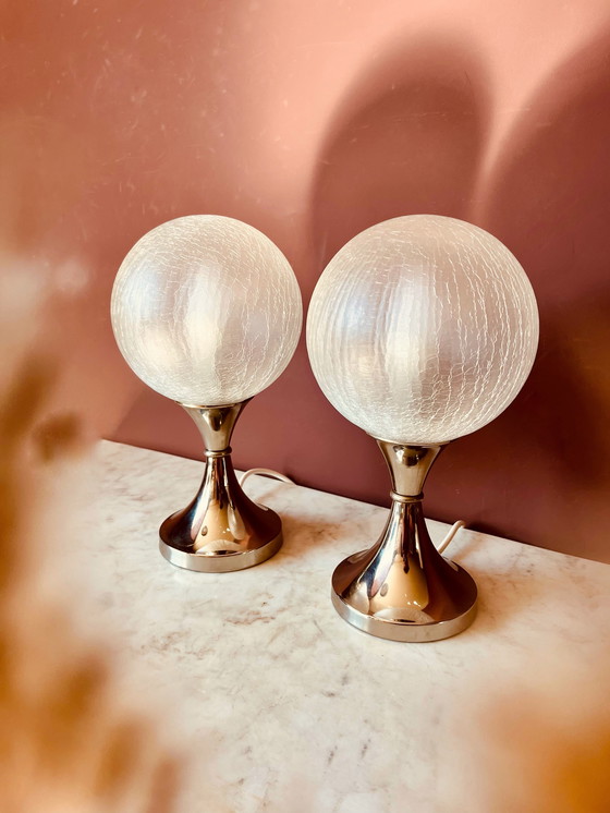 Image 1 of Two Beautiful Bankamp Leuchten Ball Lights