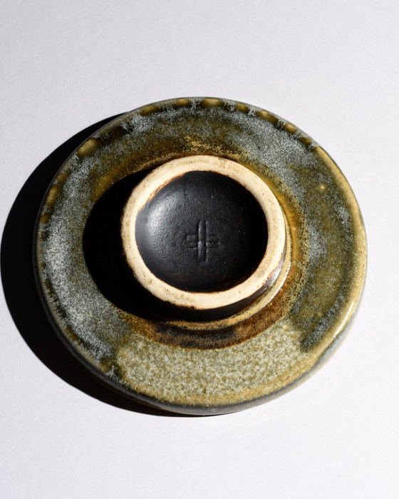 Image 1 of Barbara Stehr Studiokeramik Plate Duo Ø 15 cm German Art Pottery Vintage 60s-70s