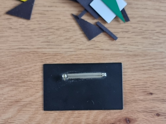 Design Broche Ronne Löwensteyn – Decoratieve objecten, Metal, Plastic (photo 6 of 7)