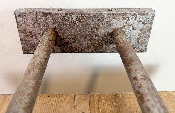 Image 1 of Reloj de techo industrial cuadrado de doble cara de Pragotron, década de 1970