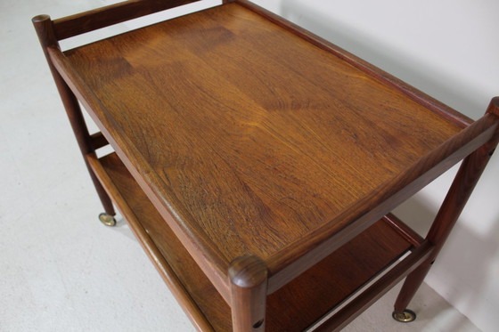 Image 1 of chariot de service vintage - bois, 1960s