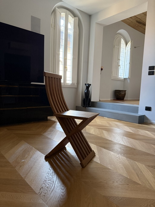 Set van 4 Tomasa Klapstoelen – Simon Gavina/Cassina, jaren '80