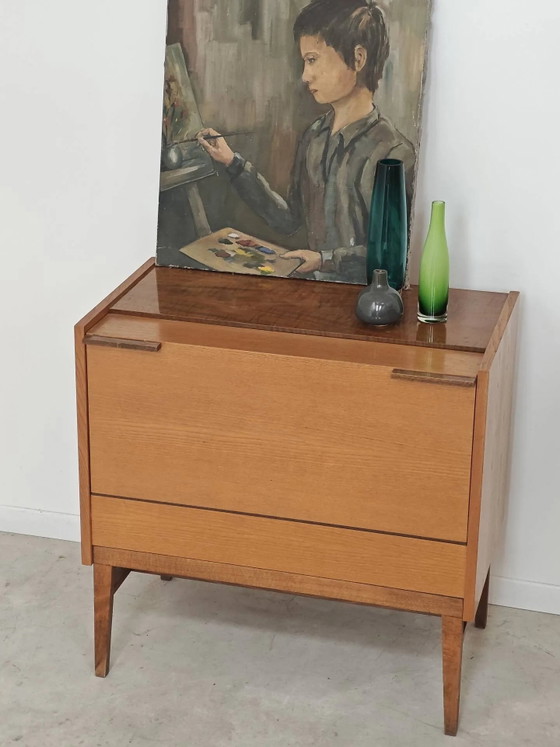 Deken kist of minibar Frantisek Mezulanik voor Up Zavody 60 – Barkrukken, Wood, Mid Century Modern (photo 24 of 30)