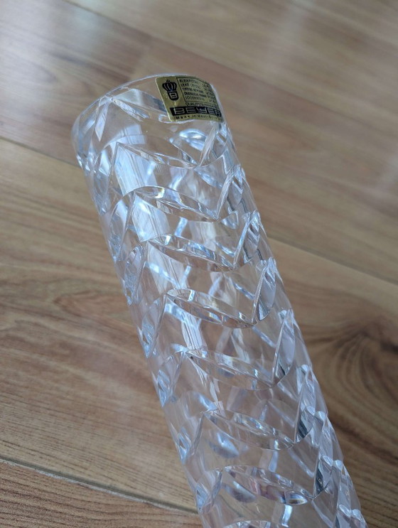 Image 1 of Beyer Kristallen Vaas – 24% Loodkristal – West-Duitsland (jaren ’70)