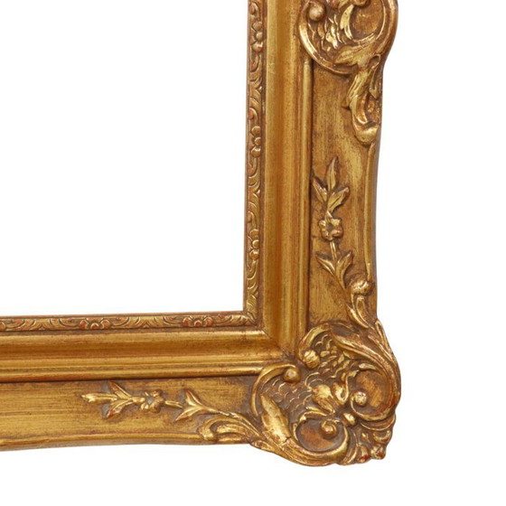 Image 1 of Cornice in legno dorato in stile barocco 70x60cm