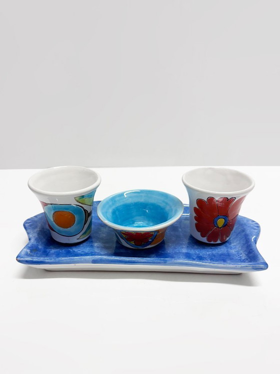 Image 1 of Giovanni de Simone coffee set for two. Italy, 1960s